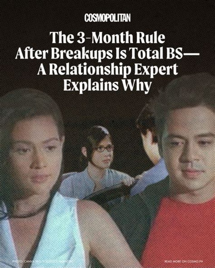 What is the 3 month rule after breakup?