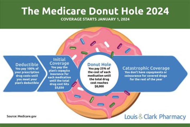 What is the amount of the donut hole for 2022?