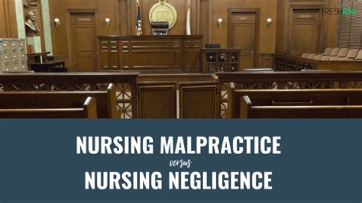 What is the difference between malpractice and negligence in nursing?