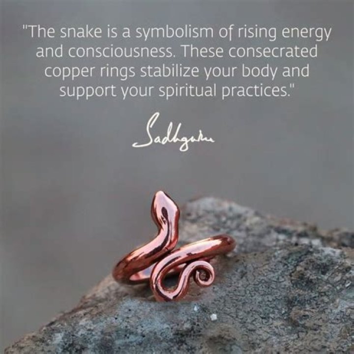 What is the significance of copper snake ring?