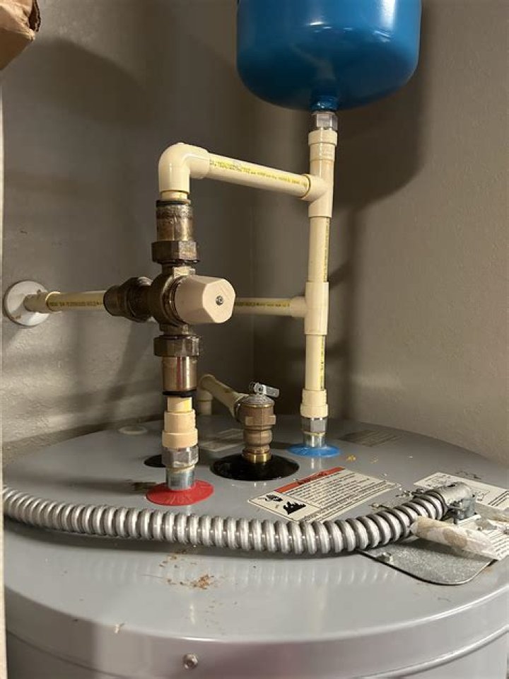 What is the white stuff coming out of my hot water heater?