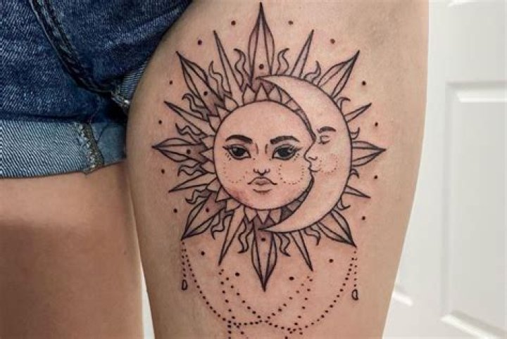 What moon tattoo means?