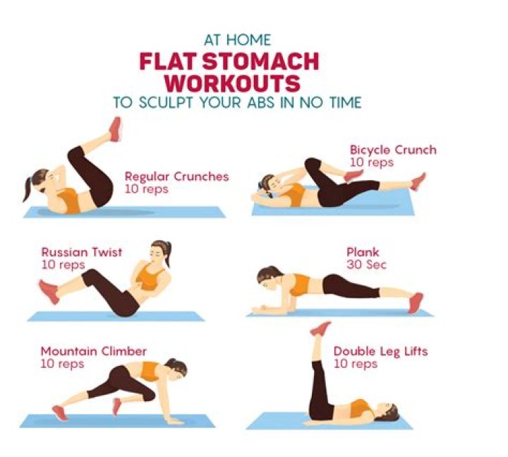 What stomach exercises help flatten?