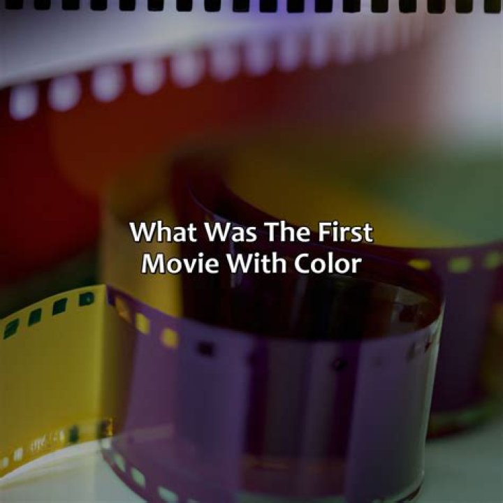 What was the first film with color?