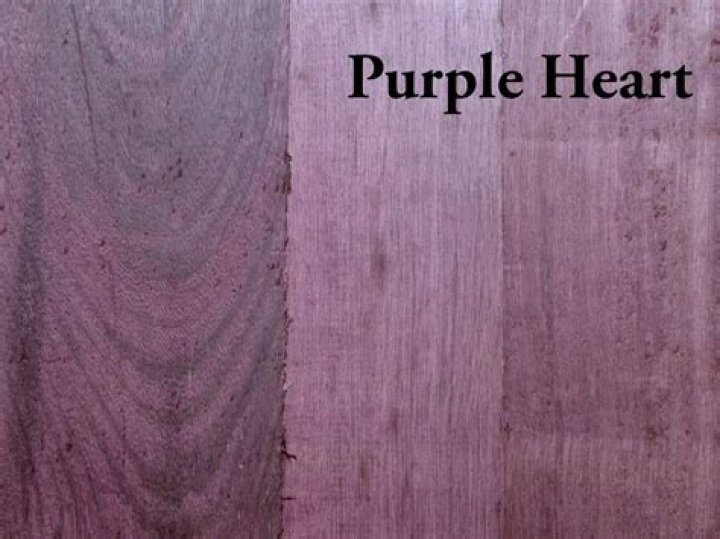 What wood is naturally purple?