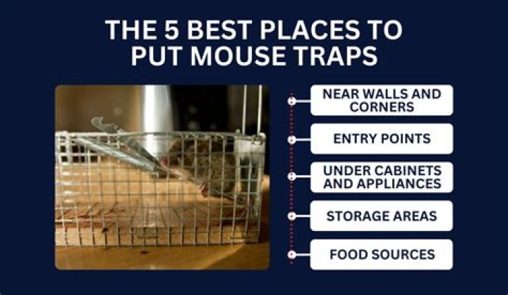 Where do you place mouse traps?