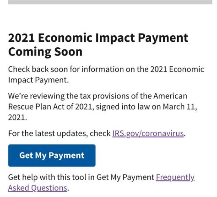 Where does the 2021 Economic Impact payment go on tax return?