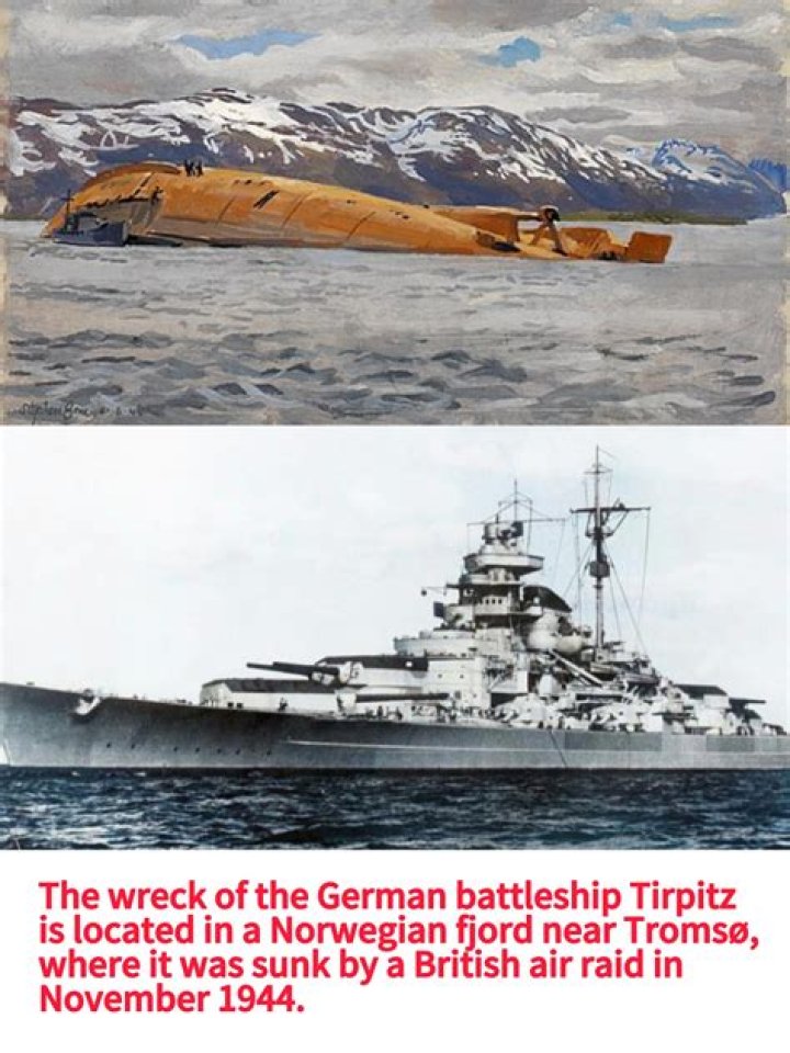 Where is Tirpitz sunk?