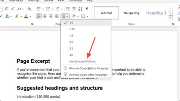 Which command is used to set single line spacing?