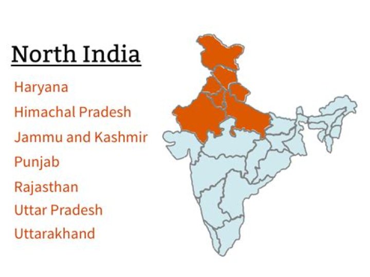 Which part of India is rich north or south?