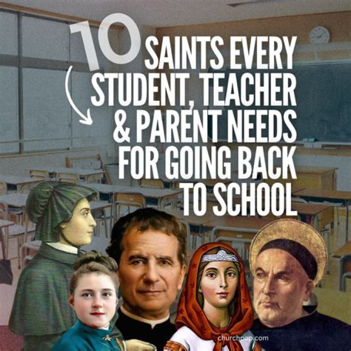 Which saint is for education?