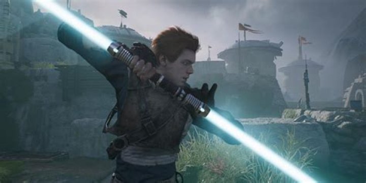 Who has a cyan lightsaber?