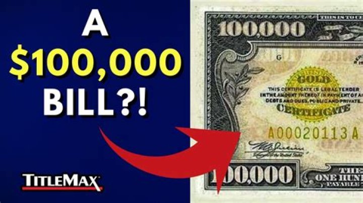 Who is on the largest US bill?