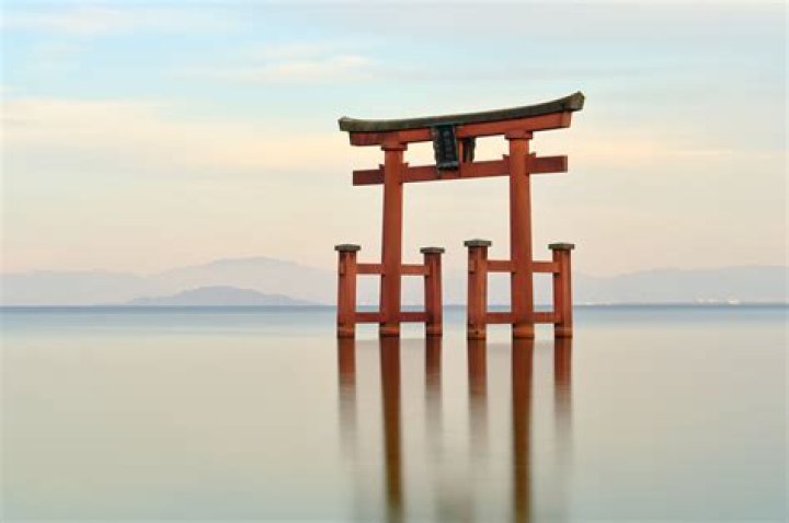 Why are torii gates in water?