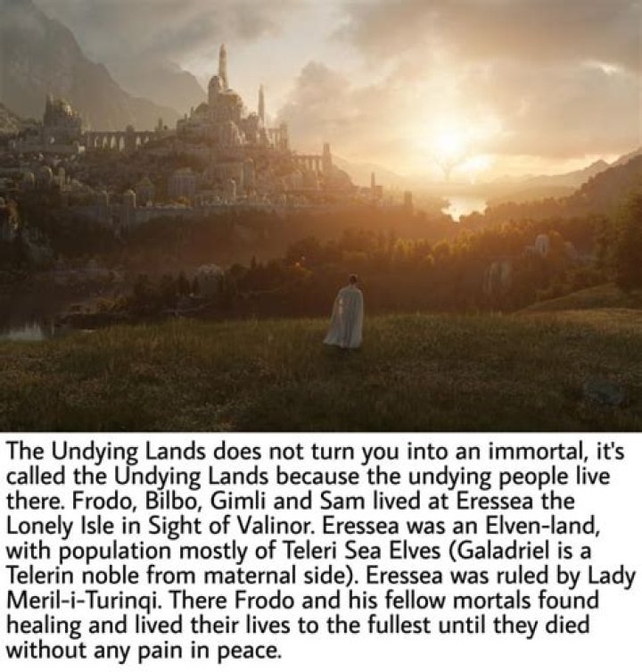 Why did Legolas go to the Undying Lands?
