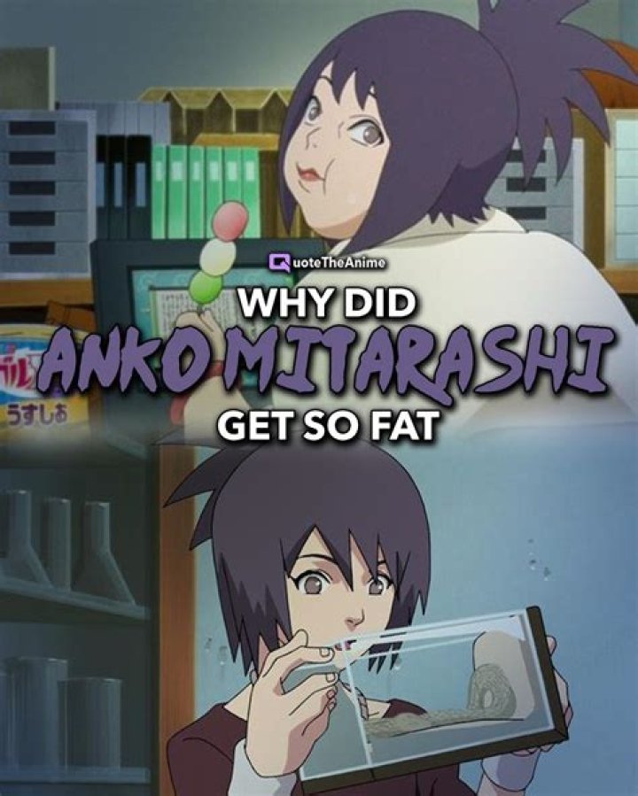 Why did they make Anko fat in Boruto?