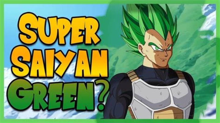 Why did Vegeta hair turn green in Broly?