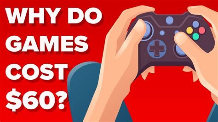 Why do most games cost $60?