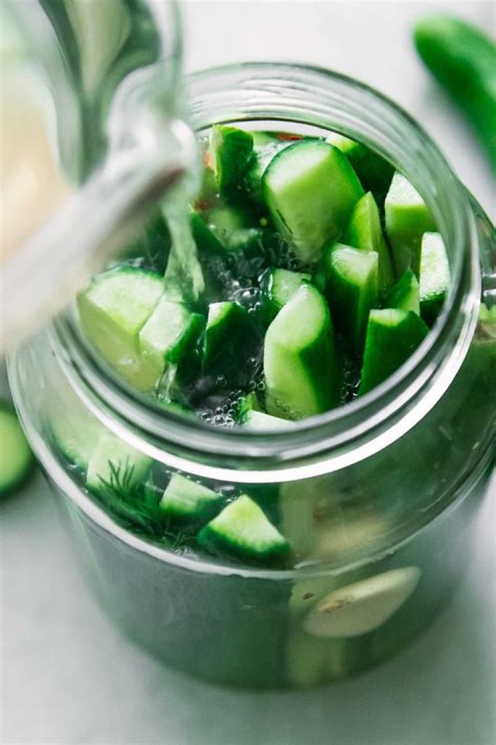 Why do you soak cucumbers in ice water before pickling?