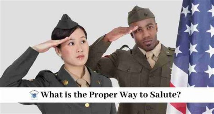 Why does America salute with palm down?