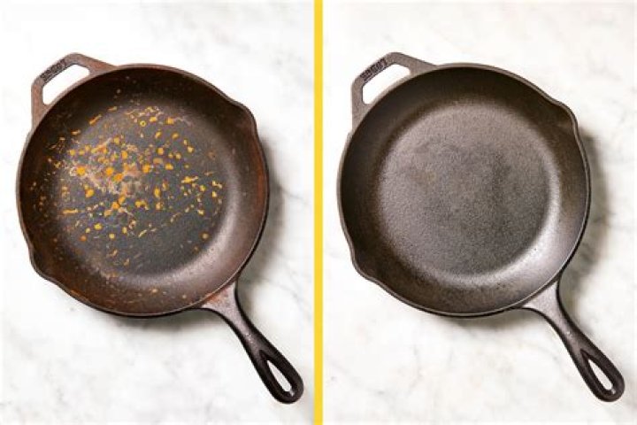 Why does my cast iron skillet rust after each use?