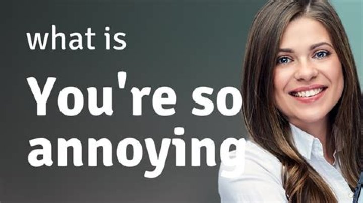 Why is it annoying when someone keeps apologizing?