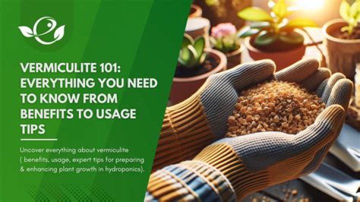 Why is vermiculite good for plants?