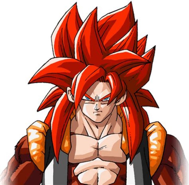 Why was Gogeta's hair red?