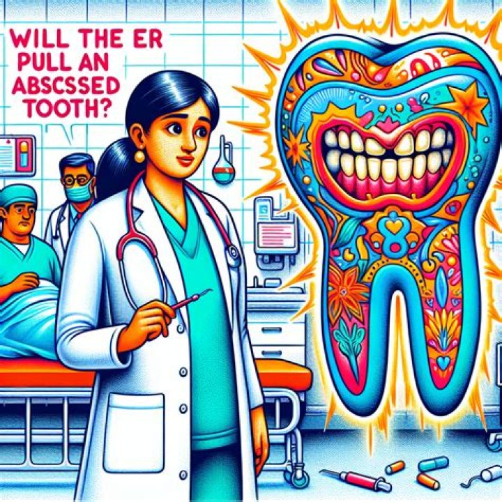 Will the ER pull an abscessed tooth?